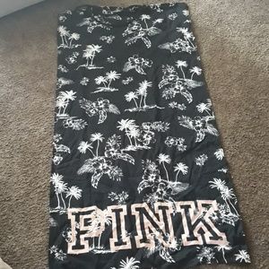 PINK beach tote/towel
